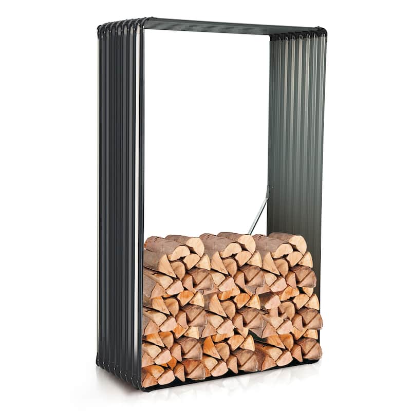 Costway 1 PC Galvanized Raised Garden Bed Outdoor Planter Box Firewood - See Details