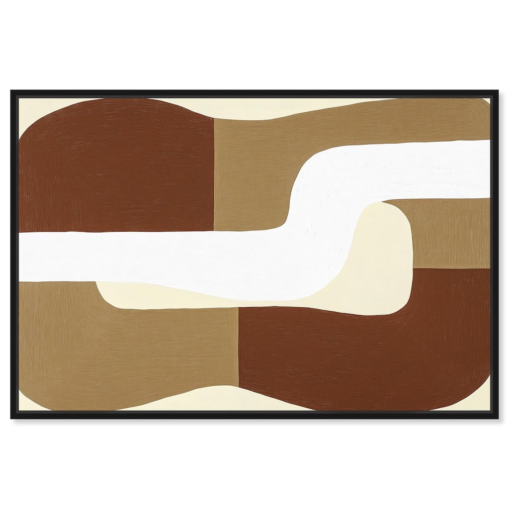 Minimal Wavy III Canvas by Art Remedy