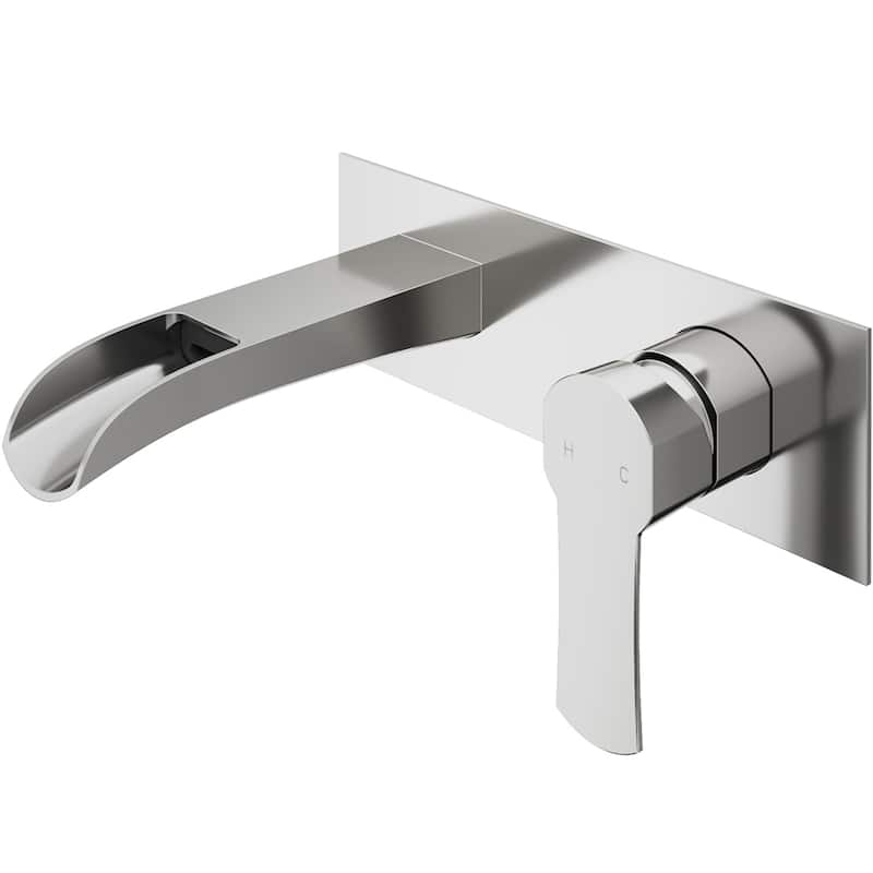 VIGO Cornelius 3" H Single Handle Wall Mount Bathroom Faucet