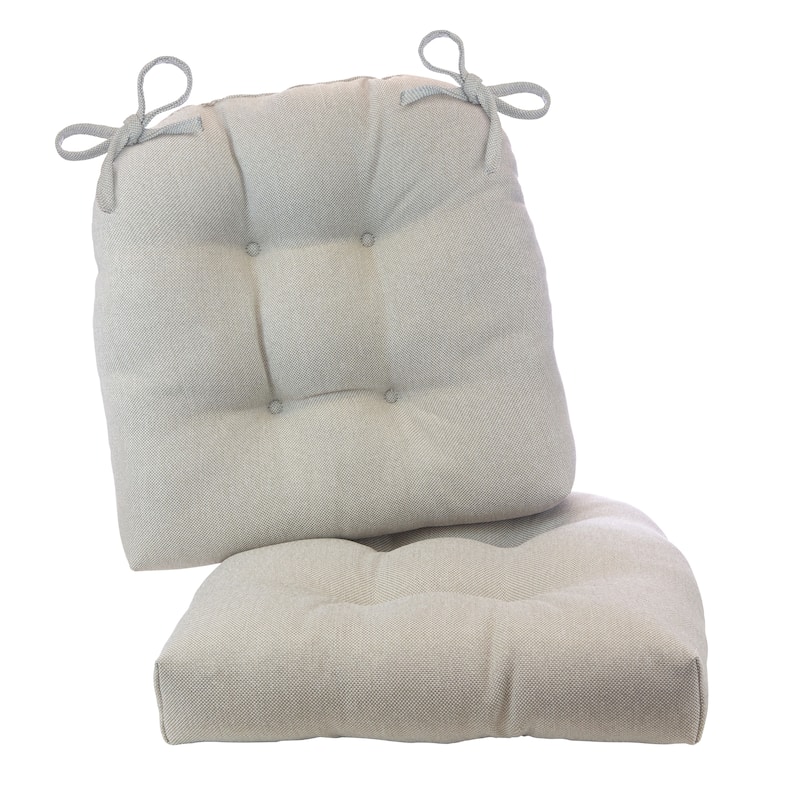 Klear Vu Outdoor U-Shaped Performance Fabric Seat Cushions Set of 2