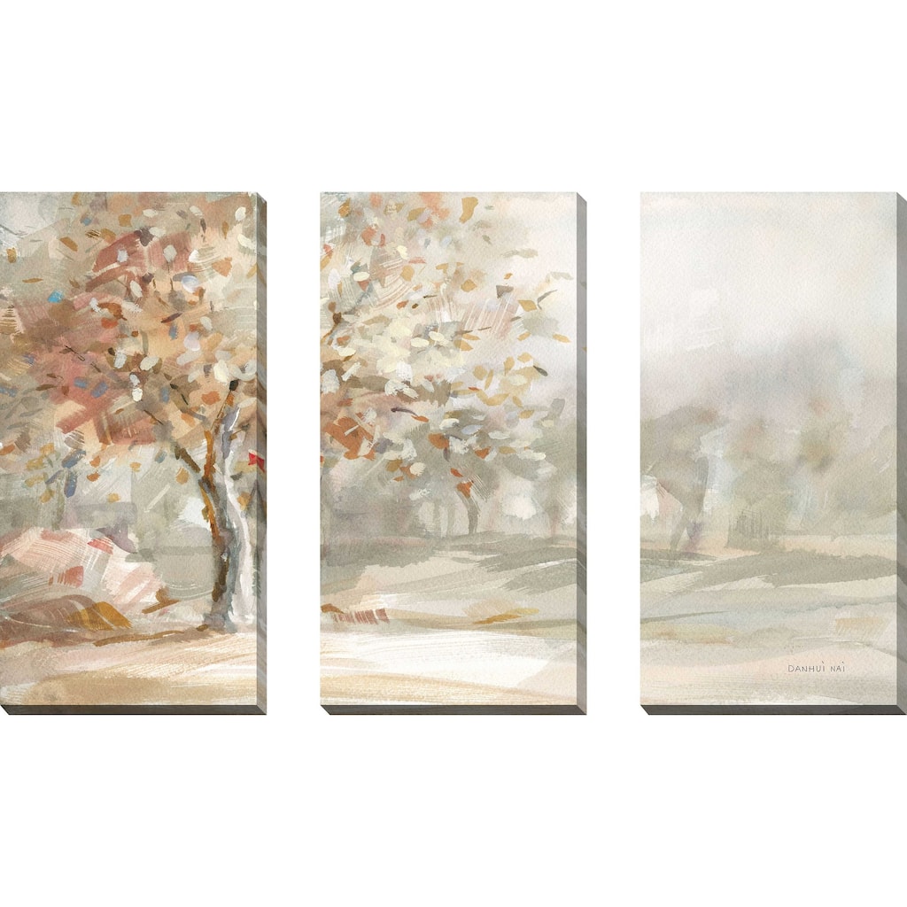 "Golden Day" 3 Piece Set on Canvas