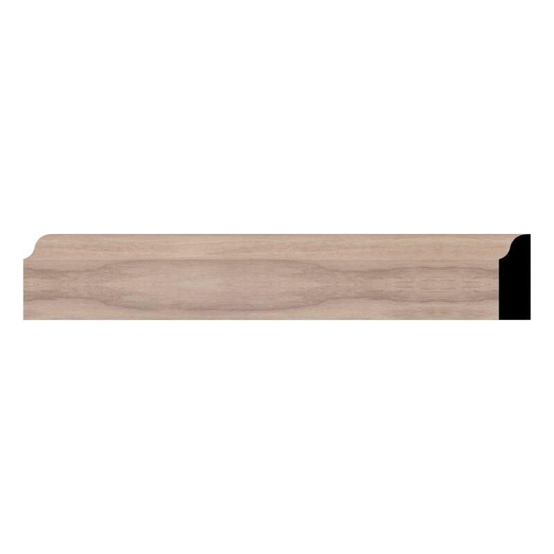 WM916: 3/8-in D x 1-1/4-in W x 96-in L Americraft Solid Hardwood Stain Grade Ogee Stop Moulding - Walnut