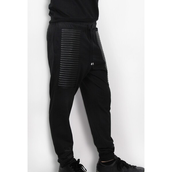 French Terry Stylish Moto Pants