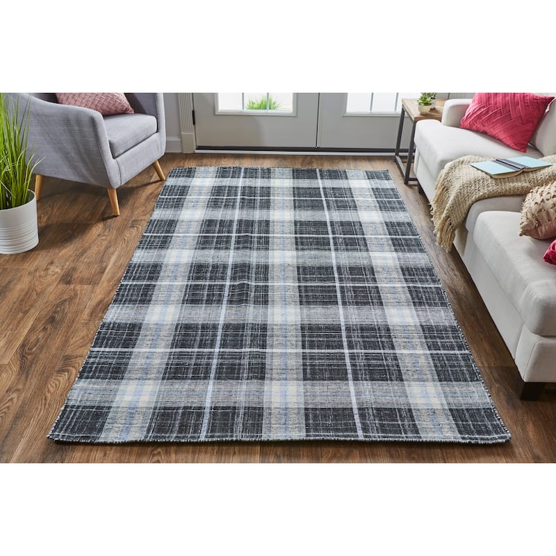 Grand Bazaar Celano Hand Woven Solid Modern Area Rug