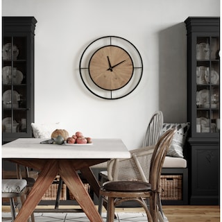 Kate and Laurel Newfield Wall Clock - 22" Diameter
