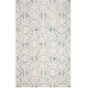 preview thumbnail 51 of 104, SAFAVIEH Handmade Blossom Mahalia Modern Floral Wool Rug 4'x4'Square - Blue/Ivory