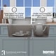 preview thumbnail 57 of 56, Karran Undermount Quartz Double Bowl Kitchen Sink