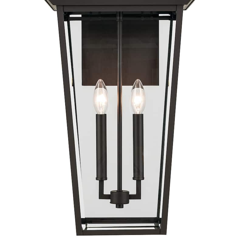 Kichler Lighting Regence 26 in. 2-Light Olde Bronze Outdoor Wall Sconce
