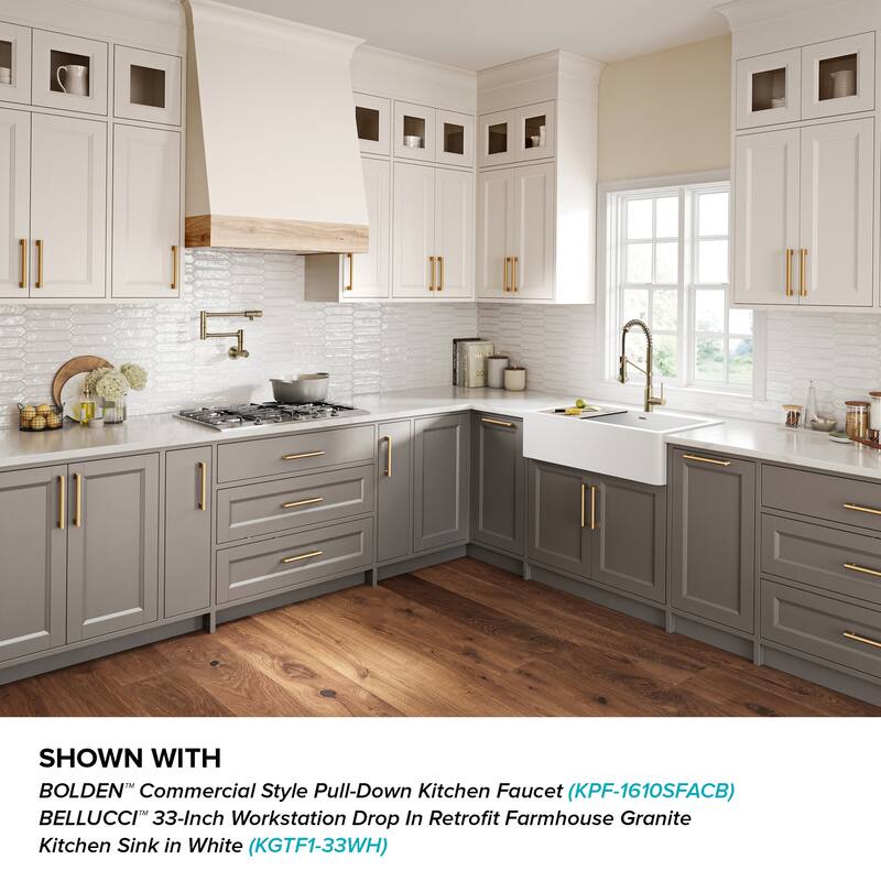 Kraus KPF-5003 Bolden 4 GPM Wall Mounted Single Hole Pot Filler