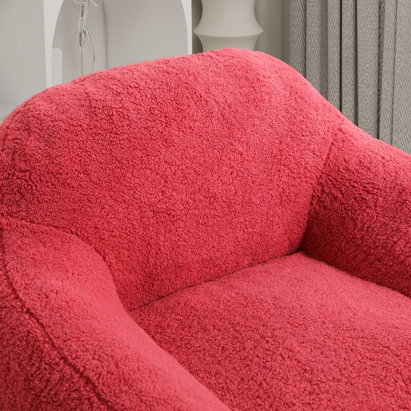 Teddy Bean Bag Chairs,Lazy Sofa Bean Bag Chairs with Armrest