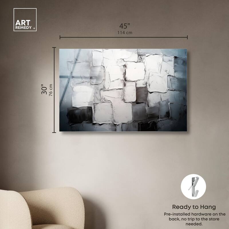 Urban Grid Acrylic by Art Remedy, Ready to Hang