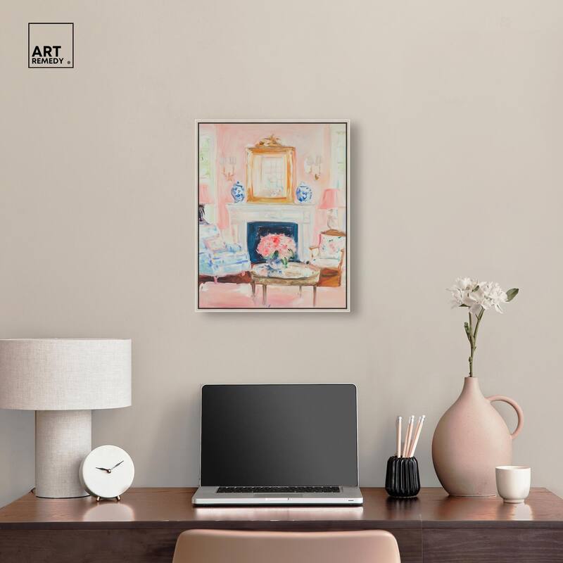 Softly Painted Space Canvas by Art Remedy