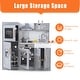 preview thumbnail 3 of 17, Wooden Play Kitchen for Kids with Cookware Playset,Lights & Sounds,20 Accessories and Ice Maker,Microwave,Oven,Range Hood,Sink