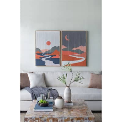 Rectangular Tassel Print Wall Art
