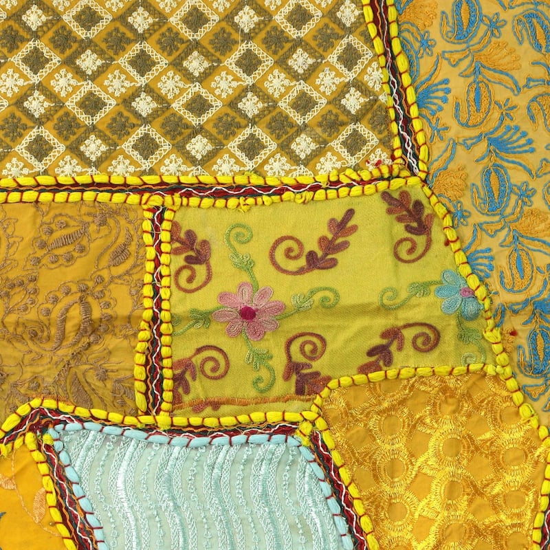 Handmade Fabulous Elephant Patchwork wall hanging (India)