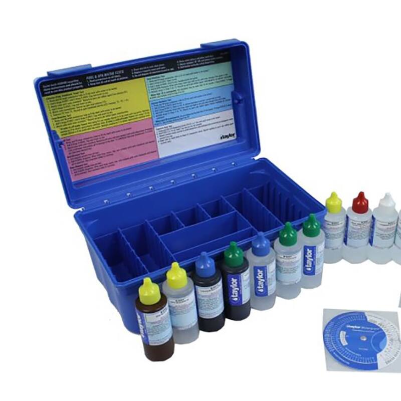 Taylor Deluxe Complete High Swimming Pool Spa Multiple Test Kit w/ Case (2 Pack) - 60 ml (2 ounce)
