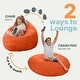 preview thumbnail 22 of 82, Jaxx 4 ft Cocoon Kids Bean Bag Chair and Crash Pad