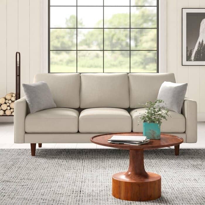 Craigmont 71.7'' Square Arm Sofa - Beige
