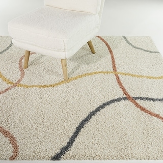 Emanuel Abstract Shag Area Rug - Bed Bath & Beyond - 35326195