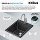 preview thumbnail 28 of 146, KRAUS Bellucci Workstation Topmount Drop-in Granite Kitchen Sink