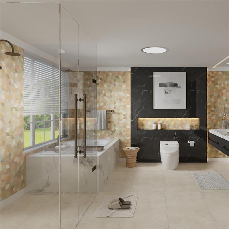 Merola Tile Pictura Faber Canosa 23-1/2" x 47" Porcelain Floor and Wall Tile