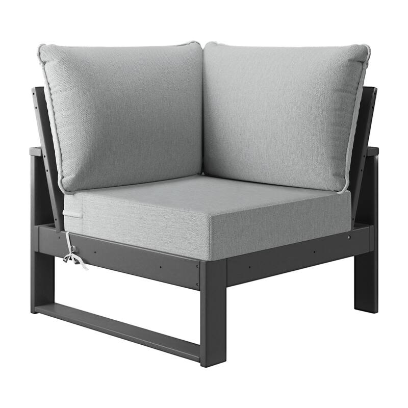 Endless Patio 5-Piece Deep Seating Set with Ottoman with Gray Frame