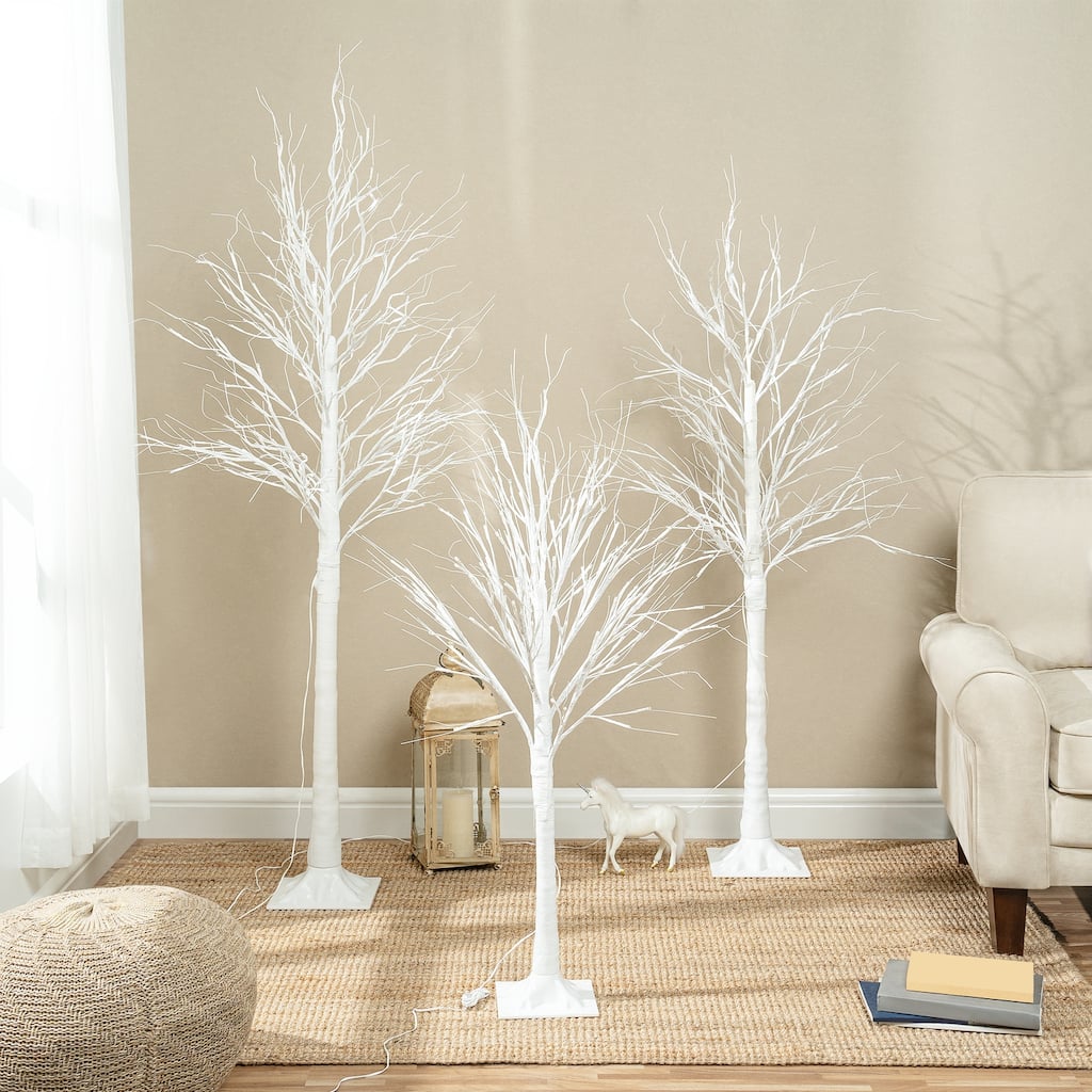 Birch Christmas Tree Set Of Three