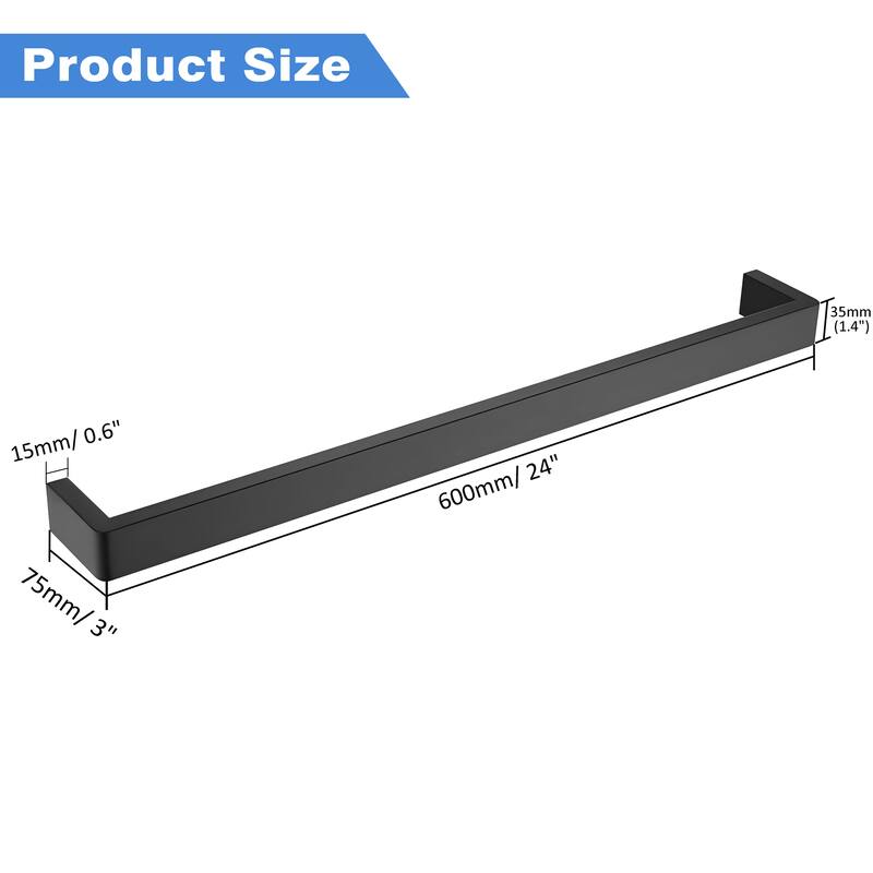 AITINKAN 24" Bathroom Towel Bar Towel Rack Towel Holder