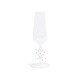 preview thumbnail 1 of 10, Treetop Cheers Glass Champagne Flutes - Holiday Stemware, Set of 4 Clear