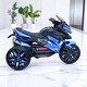 preview thumbnail 36 of 58, 12V Kids Electric Ride-On Motorcycle with Manual Throttle, LED Wheel Lights, Bluetooth Music- Battery Powered Motorbike