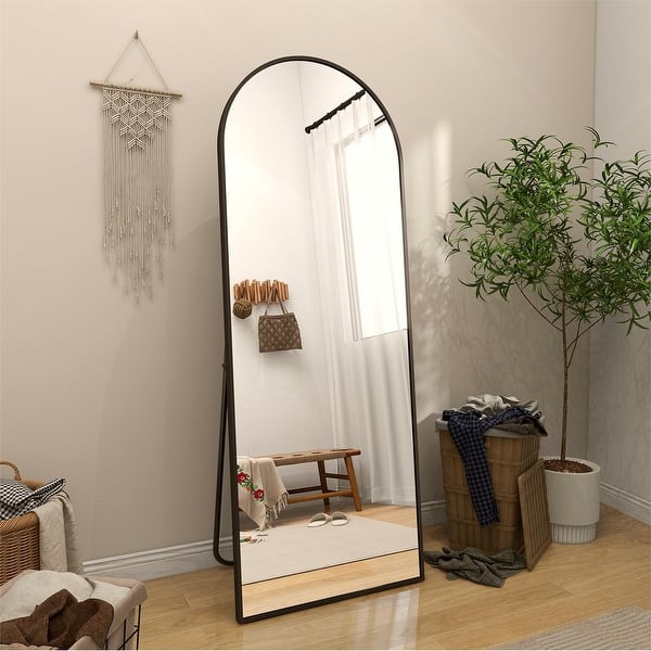 Arched Wall Mounted Full Length Mirror Large Standing Mirror Bed Bath
