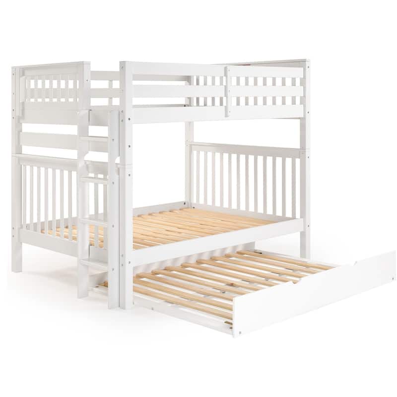 Taylor & Olive Trillium Full over Full Bunk Bed, Full Trundle