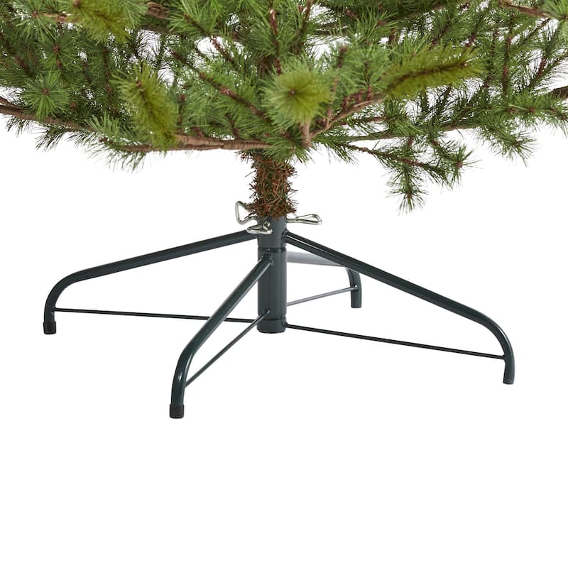 7ft. Pine Artificial Christmas Tree with 374 Branches - Classic Seasonal Holiday X-Mas Display