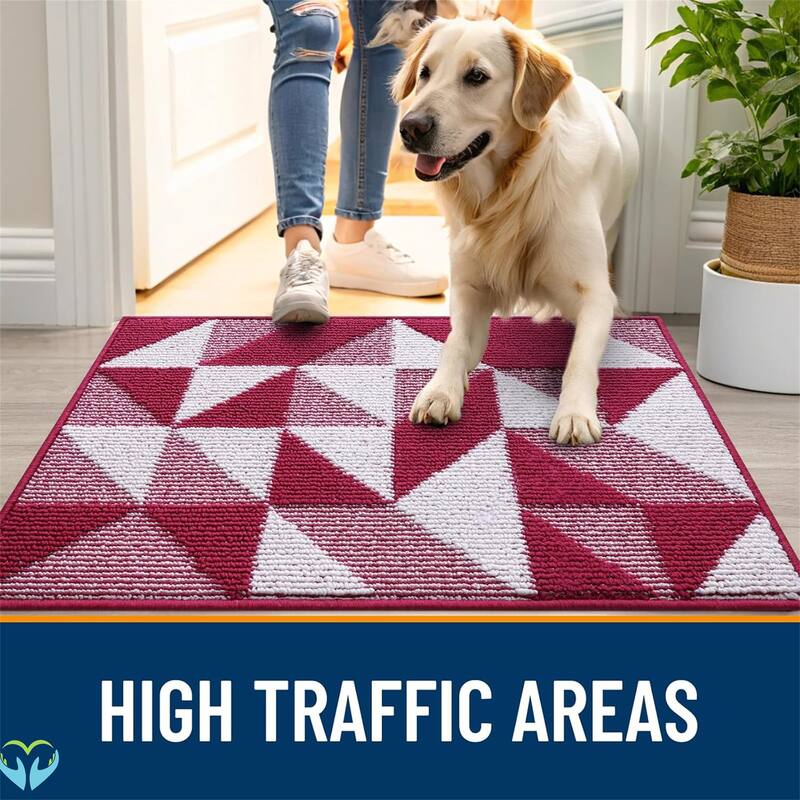 2 pack-Door Mat Indoor Entrance Washable