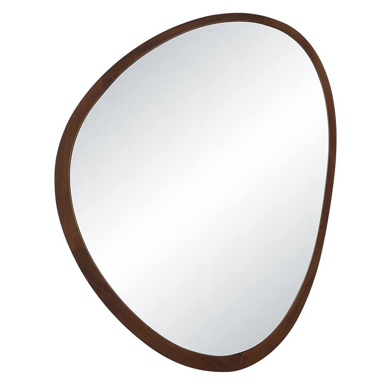 Renwil Borago 46" H x 36" W Wall Mirror, Brown