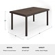preview thumbnail 18 of 21, Martha Stewart 7pc Rattan Patio Dining Set - 6 Chairs, Table - 62"D x 39"W x 30"H
