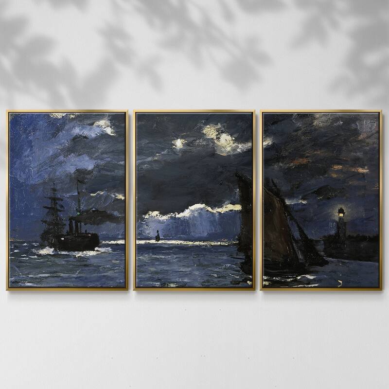 Monet - Multi Piece Framed Canvas