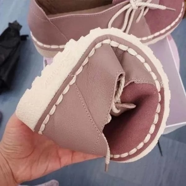 Casual all season shoes vintage round toe flats clearance
