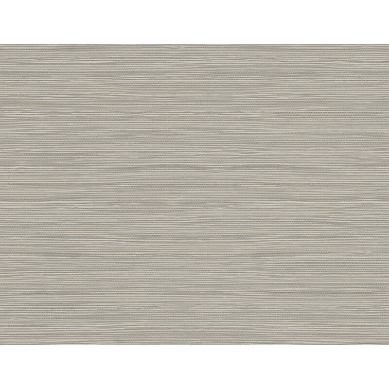 Warner Bondi Grey Grasscloth Texture Wallpaper