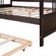 preview thumbnail 9 of 9, Versatile Full Size Wooden Daybed with Twin Size Trundle, Espresso