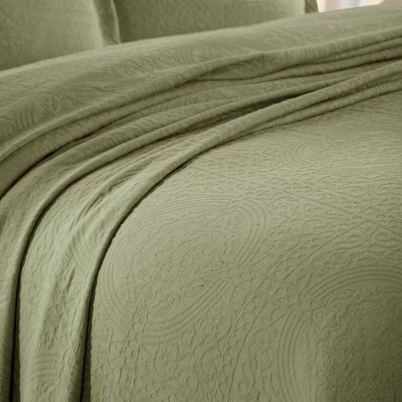 Superior Fleur De Lis Cotton Decorative Bedspread Set