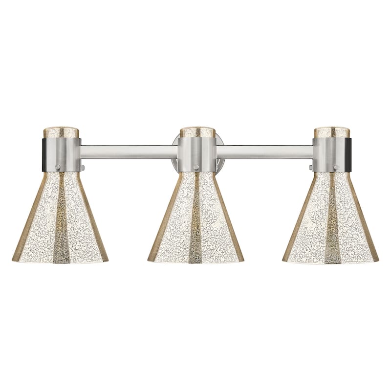 Innovations Lighting 464-3W-G464C-7ME Lawton Cone 3 Light 24" Wide