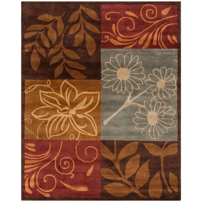SAFAVIEH Handmade Bella Thuan Modern Floral Wool Rug