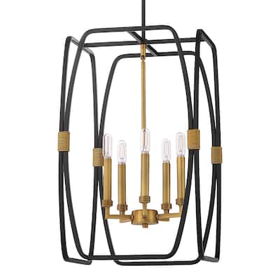 Quorum International 880-5 Bishop 5 Light 15" Wide Taper Candle