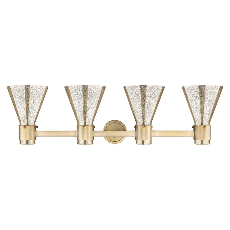 Innovations Lighting 464-4W-G464C-7ME Lawton Cone 4 Light 34" Wide