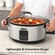 preview thumbnail 21 of 46, 10qt Large Capacity Digital Slow Cooker with Aluminum Pot