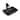 Glass Rectangular Vessel Bathroom Sink in Black with Faucet and Pop-Up Drain