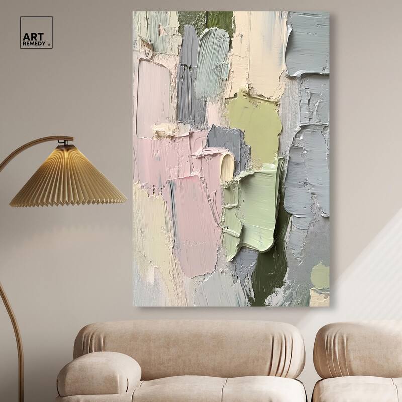 Creamy Contours II Canvas by Art Remedy, Gallery Wrapped