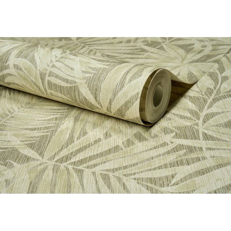 Chesapeake Sonny Green Fronds Wallpaper