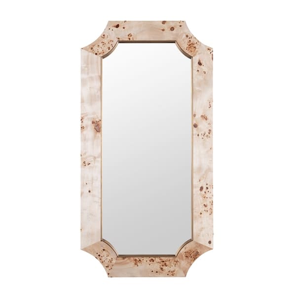slide 2 of 2, Varaluz Farra Wall Mirror 28"W x 54"H - Poplar Burl